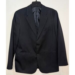 Arrow USA 1851 Kids Black Two Button Blazer Jacket A821016H Size 18 REG